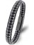 Oniks & Hematit Çelik Örgülü Deri Bileklik 33512B22D2 1