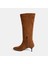 Kadın Taba Süet Deri Çizme 3