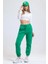 3 Iplik Şardonlu Paça Lastikli Eşofman Yeşil IS001 1