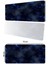 Sonictouch Mavi Siyah Petek Desenli Kaymaz Gaming Oyuncu Masaüstü Dikişsiz Klavye Mouse Pad 32X70CM 1