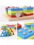 4'lü Kare Geometrik Şekiller Bul Tak Eğitici Oyun Oyuncak Çok Pimli Montessori Puzzle 2