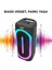 D63 2x8’’ 50 W Güçlü Bass Rgb Işıklı Kablosuz Mikrofonlu Fm Bluetooth Hoparlör Speaker 3