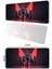 Sonictouch V-Team Kaymaz Gaming Oyuncu Masaüstü Dikişsiz Kırmızı Siyah Klavye Mouse Pad 32X70CM 1