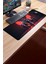 Sonictouch V-Team Kaymaz Gaming Oyuncu Masaüstü Dikişsiz Kırmızı Siyah Klavye Mouse Pad 32X70CM 3