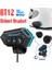 BT12 Bluetooth 5.0 Motorsiklet Interkom Mikrofonlu Kulaklık Kask Bluetooth Kulaklık 1