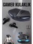 Wizard Bluetooth Gamer Oyuncu Kulaklığı Anc Özelliği Yüksek Ses Kaliteli 2