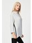 Düşük Omuzlu Oversize Bluz - Silver Silver - 38 5