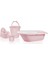 5'li Banyo Tuvalet Seti Pembe 1 Adet 1