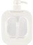 Şeffaf Sıvı Sabunluk - Beyaz - 16 cm 2