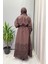 Elbise Kahve 5023 4