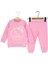 Im Very Good Cat Baskılı Iki Iplik Alt Üst Takım - MDL2123-PEMBE-24 Ay Pembe 1