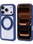 Apple iPhone 17 Pro Max Kılıf M-Safe Şarj Özellikli Standlı Zore Piza Silikon Kapak 2