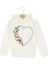 Kelebek Kalp Baskılı Kapüşonlu Üç Iplik Sweatshırt - Ekru - 3 Yaş - STP19453-EKRU-3 Yaş Ekru 1