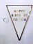 Happy Birthday To You Flama Bayrak Süsü 1