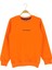 Arka Never Look Back Baskılı Iki Iplik Şardonlu Sweatshırt - ATA30675.0-ORANJ-4 Yaş Oranj 1