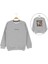 Arka Never Look Back Baskılı Iki Iplik Şardonlu Sweatshırt - ATA30675.0-GRI-4 Yaş Gri 1