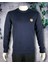 Yüksek Kaliteli Standart Fit Normal Kesim 3 Iplik Bisiklet Yaka Pamuklu Knz Lacivert Sweatshirt 2