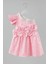 Pembe Boncuklu Kız Çocuk Elbisesi 1