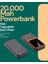 Taşınabilir Şarj Cihazı 20000 Mah | 22.5W Hızlı Şarj + Dijital Ekran + Kablo Dahil 1