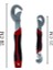 Çok Fonksiyonlu Ergonomik Ayarlanabilir Büyük Küçük Akıllı Pense Anahtar 2li Set 4