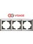 Visage Ambiance Füme 3 Lü Çerçeve - Priz ve Anahtar Için Uyumlu Çerçeve 2