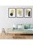 3 Parça Çerçeve Görünümlü Mdf Tablo Seti 2
