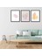 3 Parça Çerçeve Görünümlü Mdf Tablo Seti 3