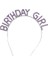 Mor Renk Kristal Taşlı Parlak Birthday Girl Yazılı Taç 1