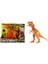 Dinazor Figürler Serisi - 37117 - T-Rex - Kahverengi (Lisinya) 2