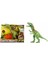 Dinazor Figürler Serisi - 37117 - T-Rex - Yeşil (Lisinya) 2