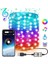 Ally 10MT 100 LED Rgb Bluetooth Telefonla Kontrol Edilen USB LED Lamba İOS-ANDROID-(1903) 1