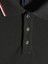 Mncl Logo Detaylı Siyah Erkek Polo Yaka T-Shirt - Rahat Kesim 6