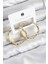 Pirinç Halka Model Gold Renk Kadın Küpe - TJ-BKP11016 1