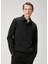 Beymenclub Comfort Fit Siyah Polo Sweatshirt 1