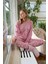 Kadın Bisiklet Yaka Termal Pijama Takımı 30021P- 1 Adet 1