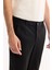 Erkek Siyah Yanı Lastikli Viskon Karışımlı Slim Fit Chino Pantolon A52Y3053 2