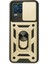 OMR02 Realme 8 Kılıf Pars Lens Yüzüklü Silikon - Gold 1