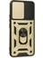 OMR02 Realme 8 Kılıf Pars Lens Yüzüklü Silikon - Gold 2