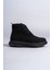 Franca Bağcıklı Süet Erkek Spor Bot ST Siyah 4