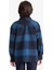 Erkek Çocuk Oversize Geniş Kalıp Polo Yaka Kareli Flanel Uzun Kollu Gömlek G3461A825WN 5