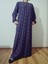 Robadan Uzun Kollu %100 Viskon Basma Çiçekli Anne Elbise, Namaz Elbisesi 1