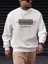 Unisex Kadın/erkek Detaylı Los Angeles Özel Baskılı Renkli Oversize Bisiklet Yaka Pamuklu Sweatshirt 2