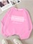 Unisex Kadın/erkek Detaylı Los Angeles Özel Baskılı Renkli Oversize Bisiklet Yaka Pamuklu Sweatshirt 1