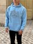 Erkek Bebe Mavisi Michigan Baskılı Kapüşonlu Hoodie 1