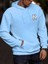 Erkek Bebe Mavi New York Baskılı Kapüşonlu Sweatshirt 2