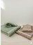 Orkidem Banyo Havlusu - Saç Havlusu Dörtlü Set 100X150 50x90 Su yeşili Bej Takım 1