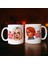 Chucky Baskılı Couple Beyaz Kupa 2'li Set 1