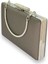 Platin Çizilmeyen El Izi Yapmayan Mat Saten Abiye Çanta Gece Çantası Portföy Clutch Düğün Nişan 6
