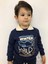Erkek Çocuk Sweatshirt Eşofman Takımı Erkek Çocuk Alt Üst Takım Çocuk Alt Üst Giyim Lacivert Çocuk Eşofman Takımı 6