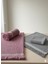 Orkidem Banyo Havlusu - Saç Havlusu Dörtlü Set 100X150 50x90 Antrasit Pembe Takım 1